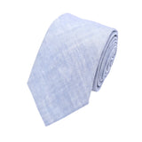 Light Blue White Textured Necktie