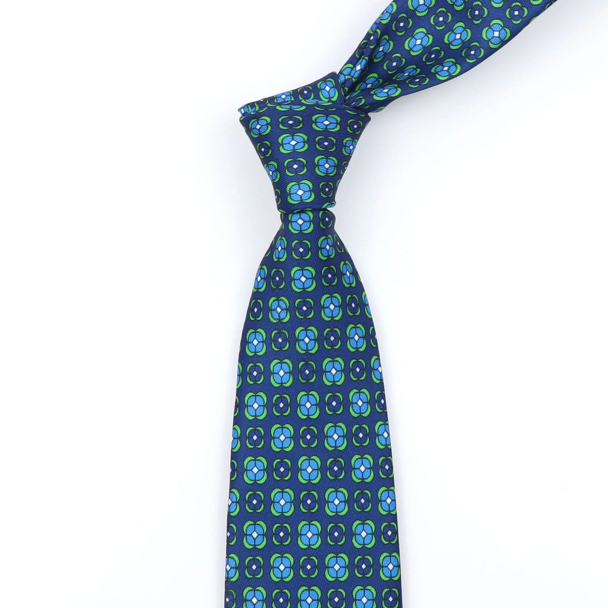 ZONFAZ Soft Bohemian Silk Ties Men's Fashion Polka Dot Necktie