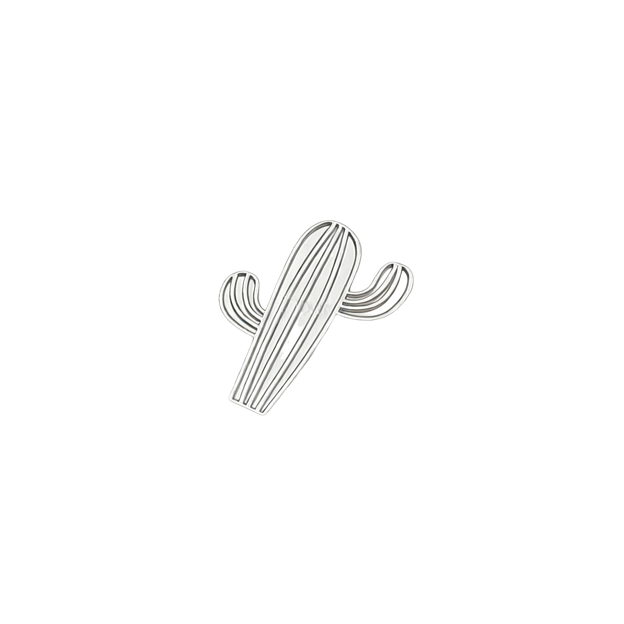 Silver Silver Cartoon Lapel Pin