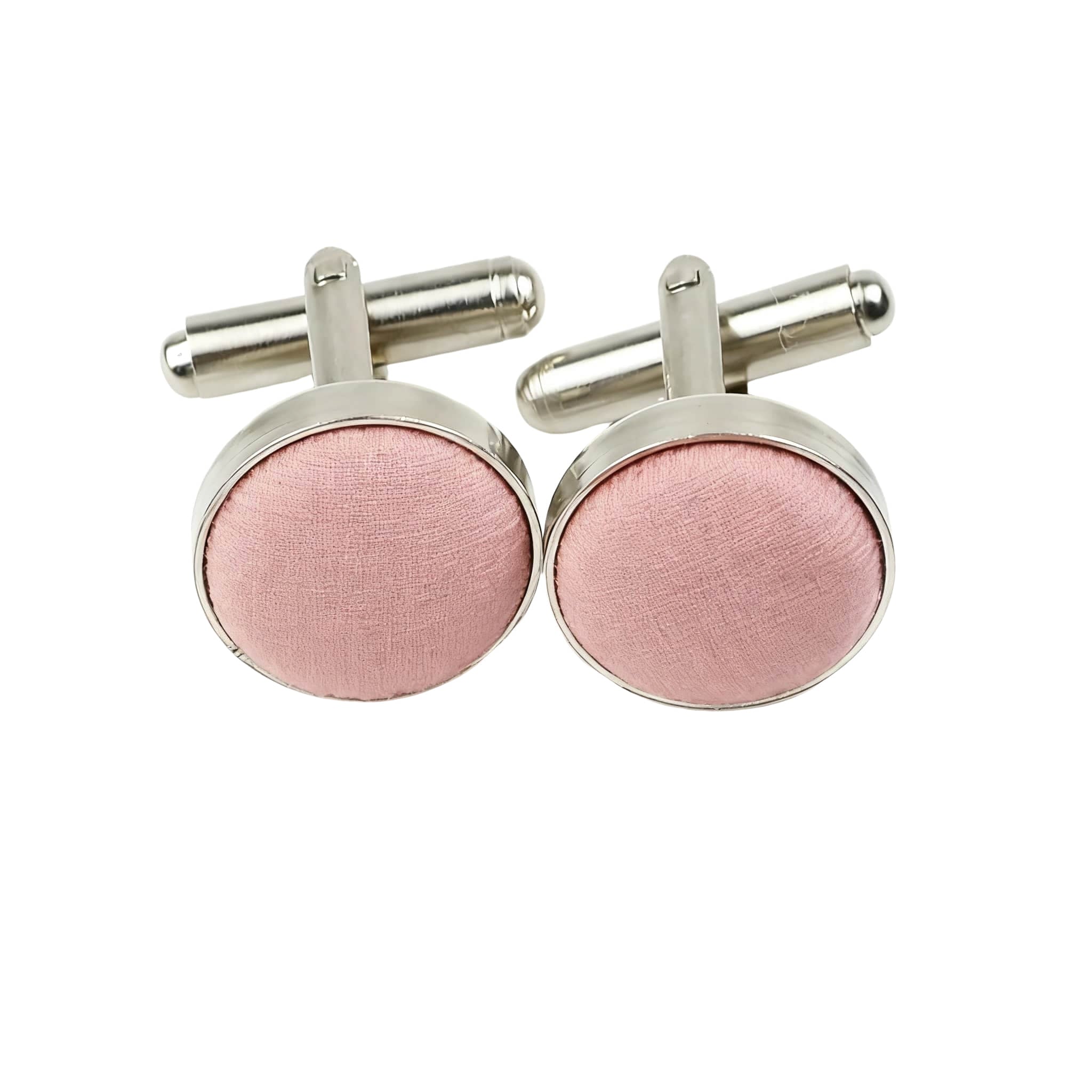 Pink Pink Woven Cufflink