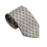 Green Orange Diamond Necktie