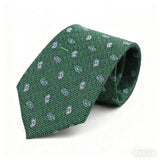 Green Blue Paisley Necktie