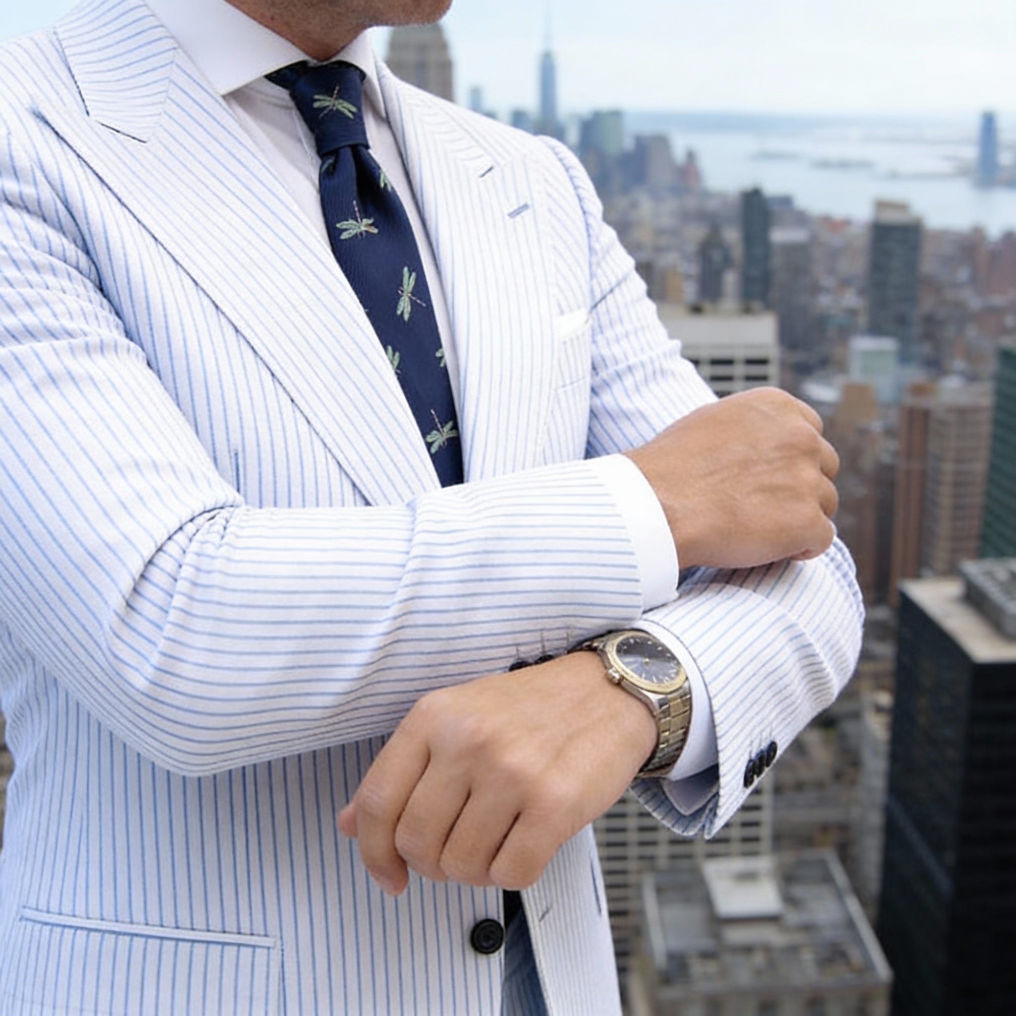 Red With White Teddy Bear Necktie