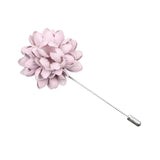 Black Mauve Floral Lapel Pin