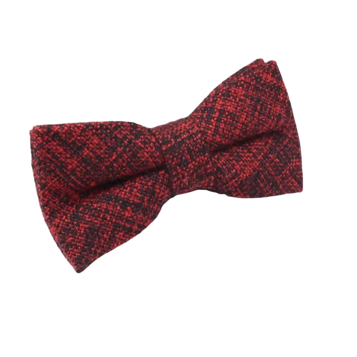 Red With Black Checkered Bowtie