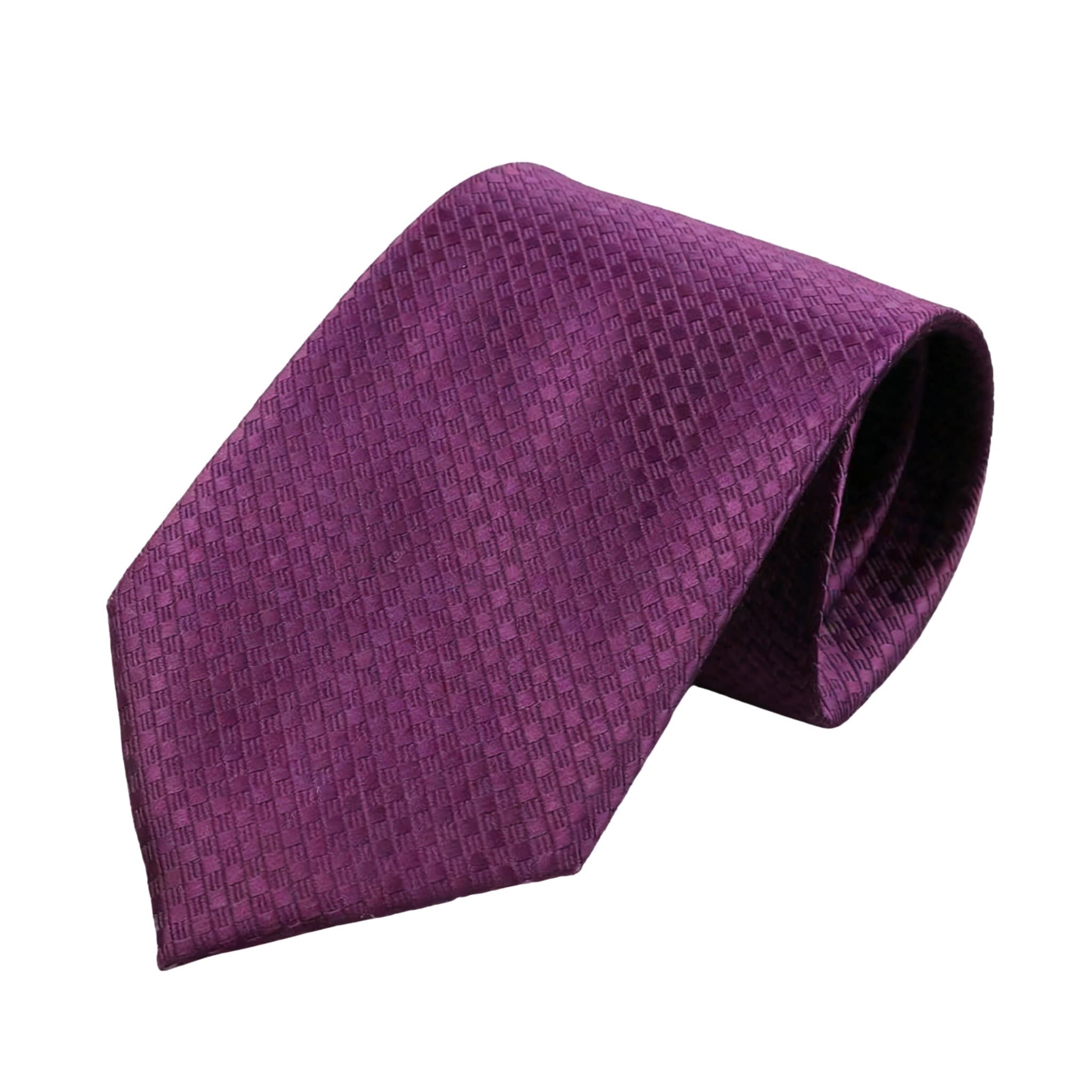 Purple Purple Geometric Necktie