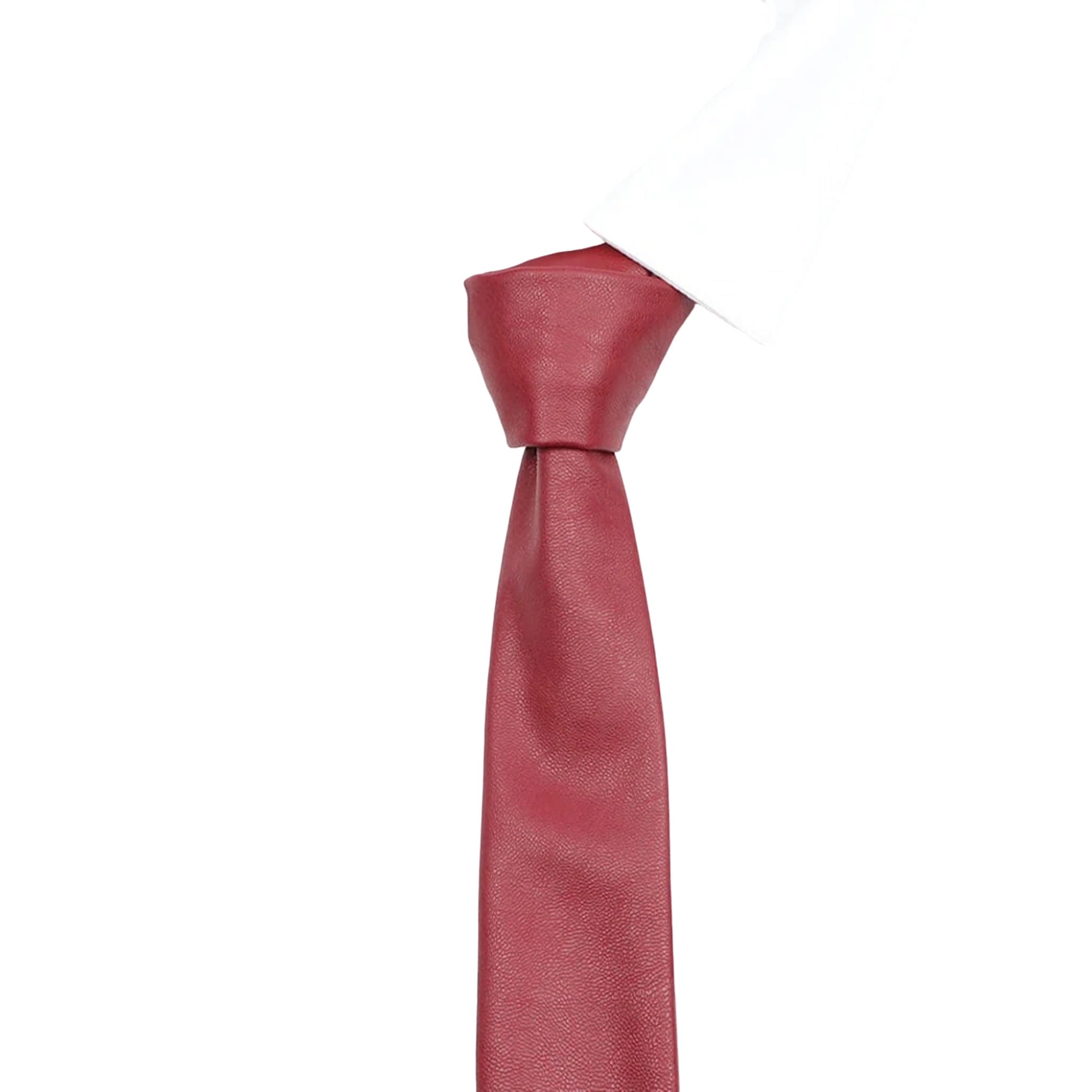 Burgundy Solid Necktie