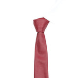 Burgundy Solid Necktie