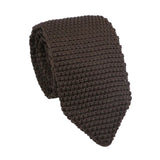 Brown Solid Necktie