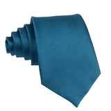 Teal Solid Necktie