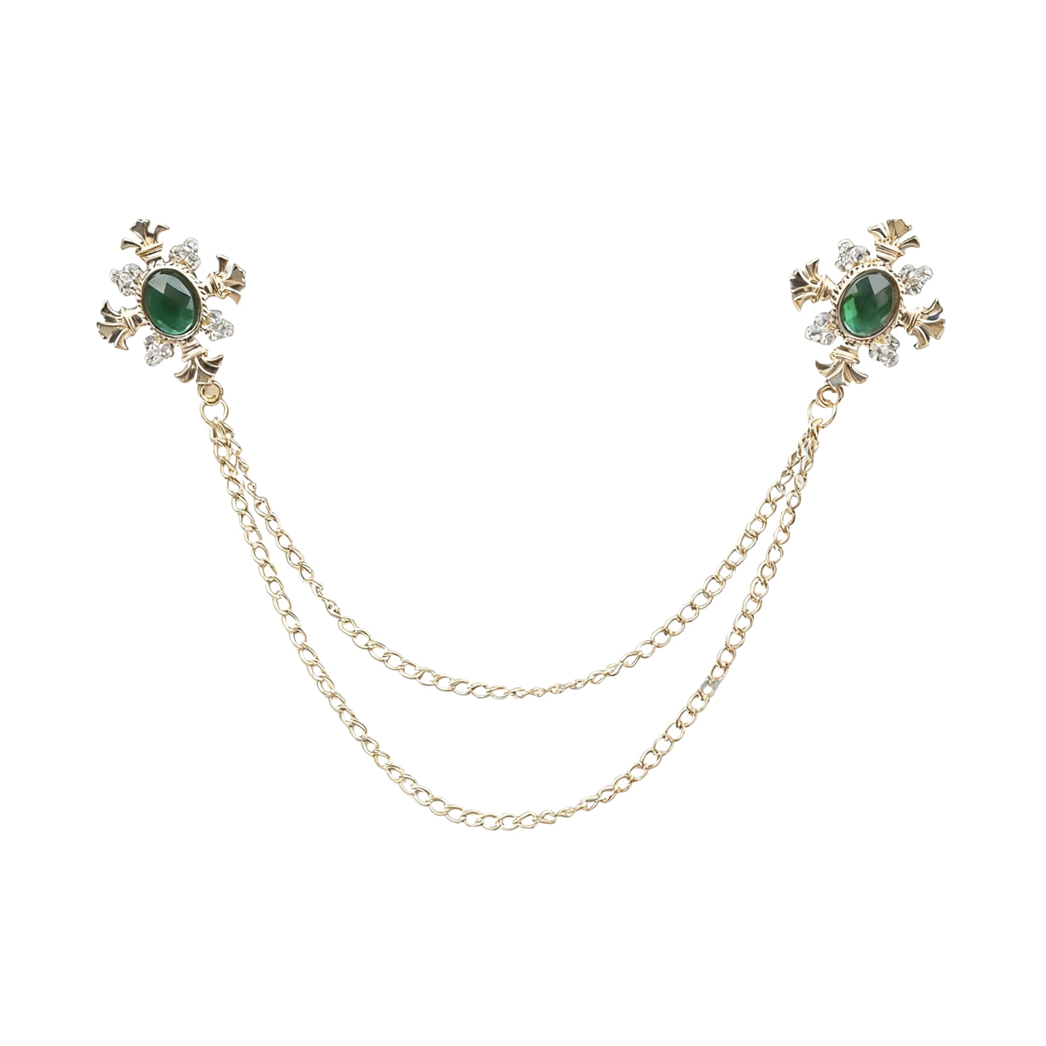 Gold Green Chain Accessorie