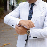 Black With Blue Paisley Necktie