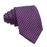 Dark Purple with Pink Diamond Necktie