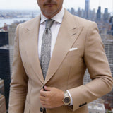 Gray With Silver Paisley Necktie