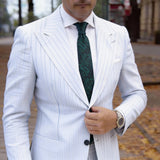 Black With Green Paisley Necktie