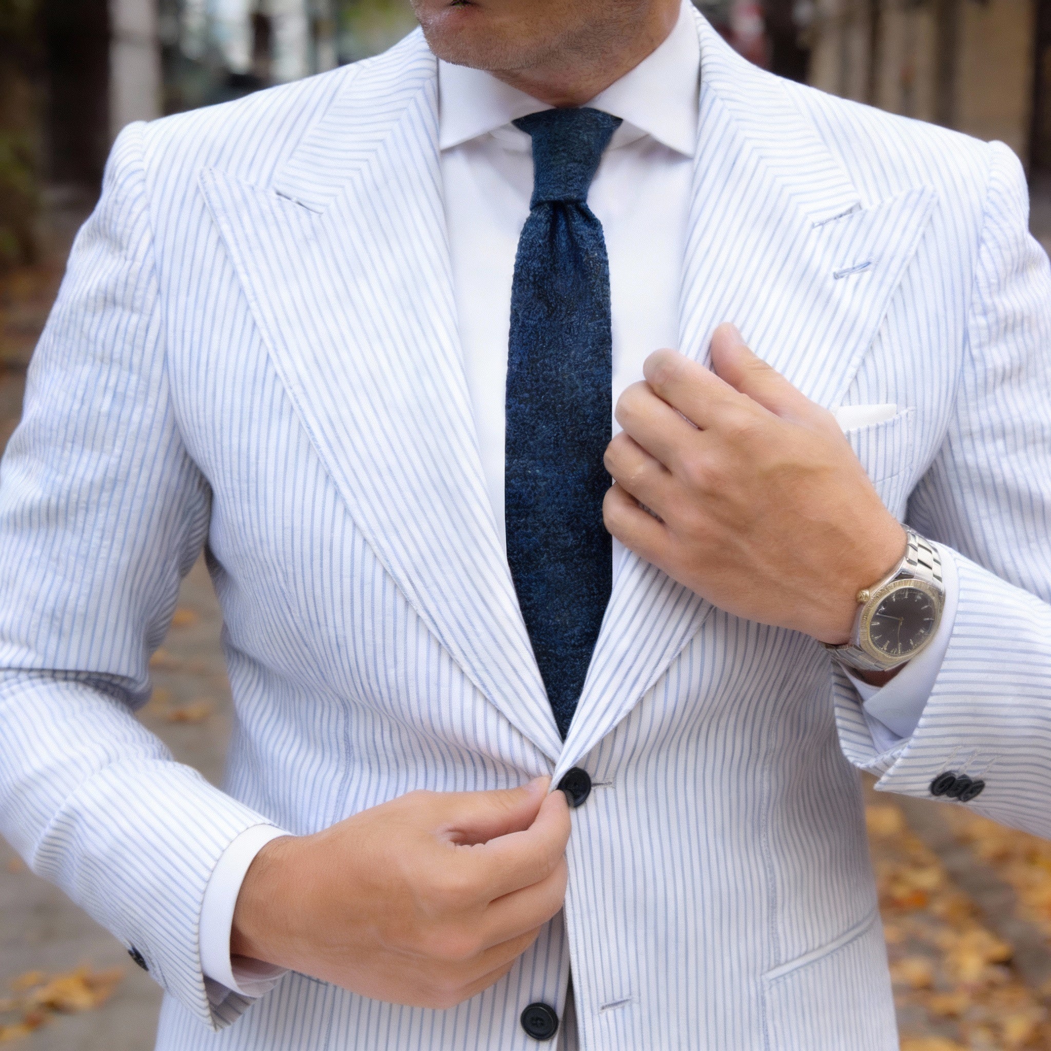 Black With Green Paisley Necktie