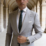 Black With Green Paisley Necktie