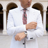 Black with Red Paisley Necktie