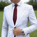 Black With Red Paisley Pattern Necktie