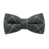 Green Check Bow Tie