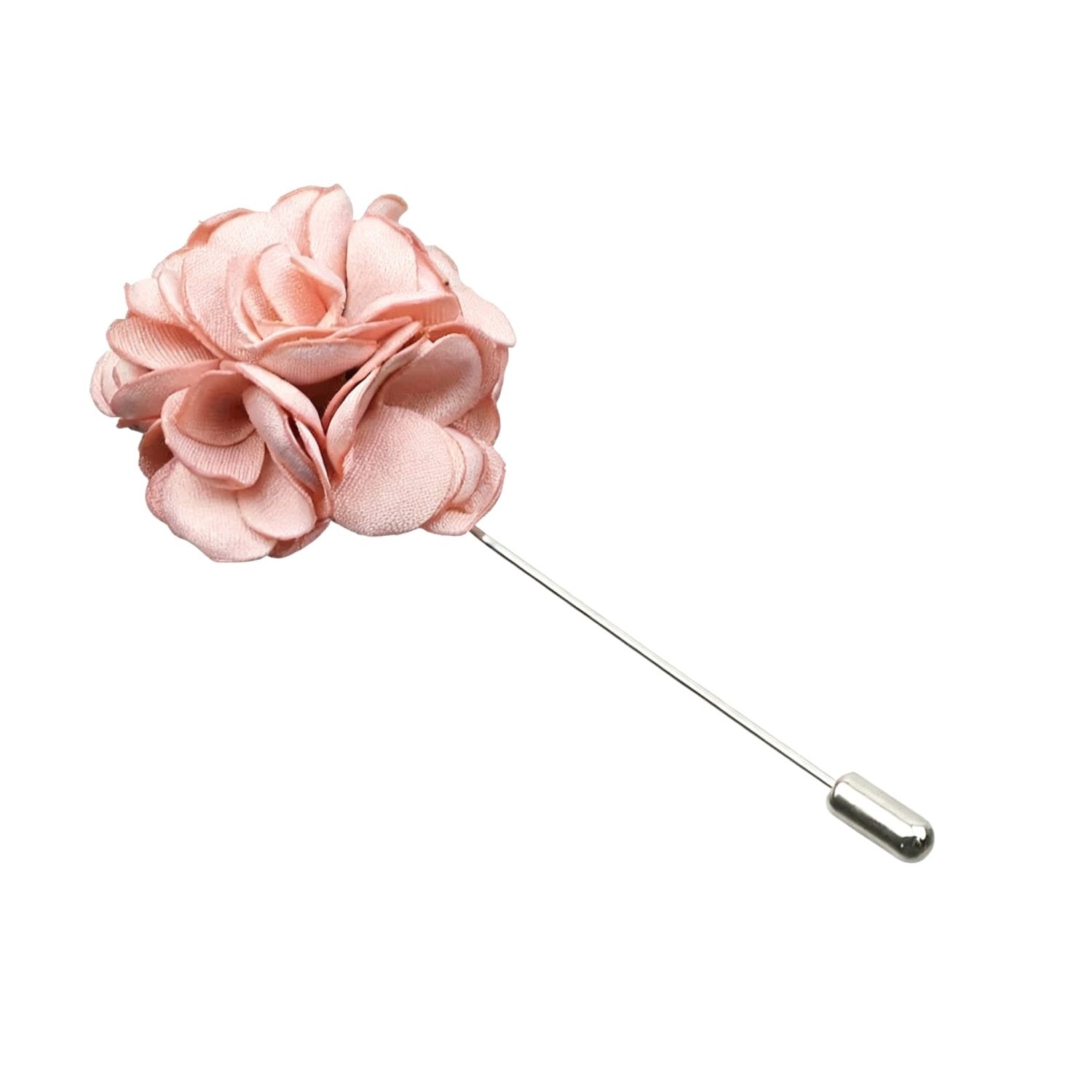 Peach Peach Floral Lapel Pin