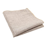 Navy Blue Solid Pocket Square