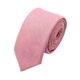 Pink Pink Solid Necktie