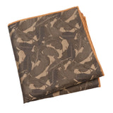 Brown Black Leaf Pocket Square