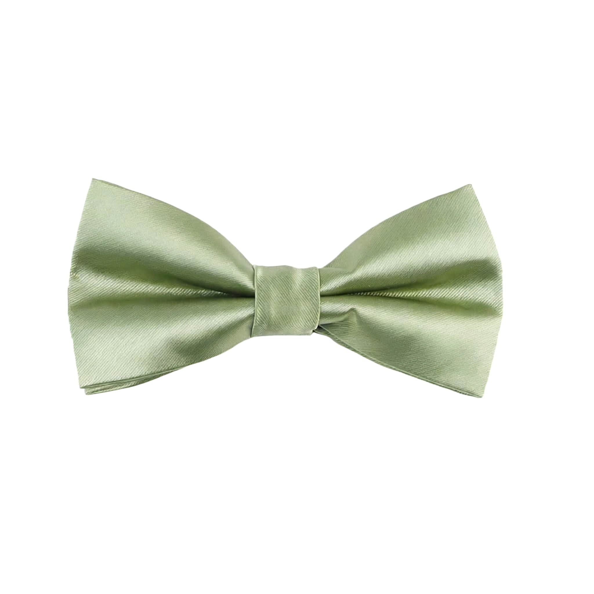 Olive Green Solid Bowtie