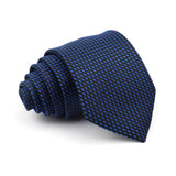 Black Base Navy Micro Dot Tie for Men