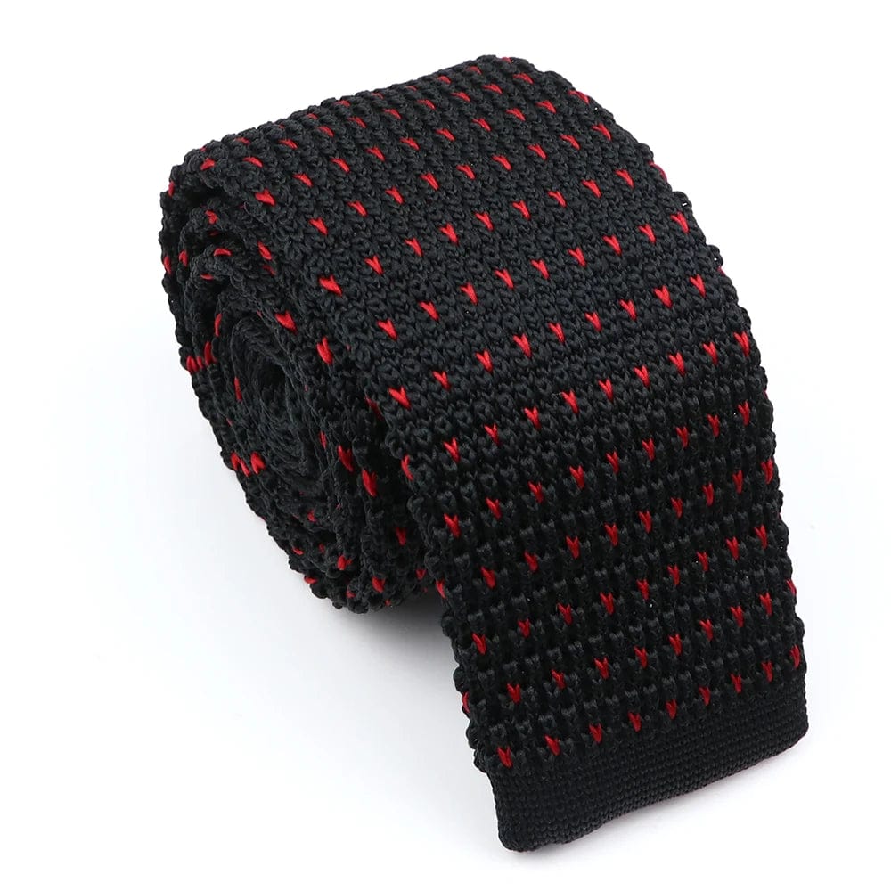 ZONFAZ Fashion Men's Knitted Tie Skinny Knit Necktie