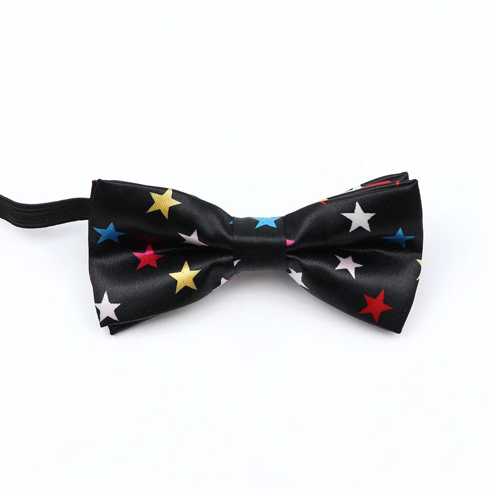 ZONFAZ Music Silk Bow Ties for Men Boy Piano Stave Guitar Pattern Bowtie