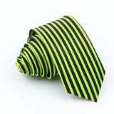 ZONFAZ New Skinny Silk Ties for Men Colorful Printed Dot Striped Neckties 5cm Width