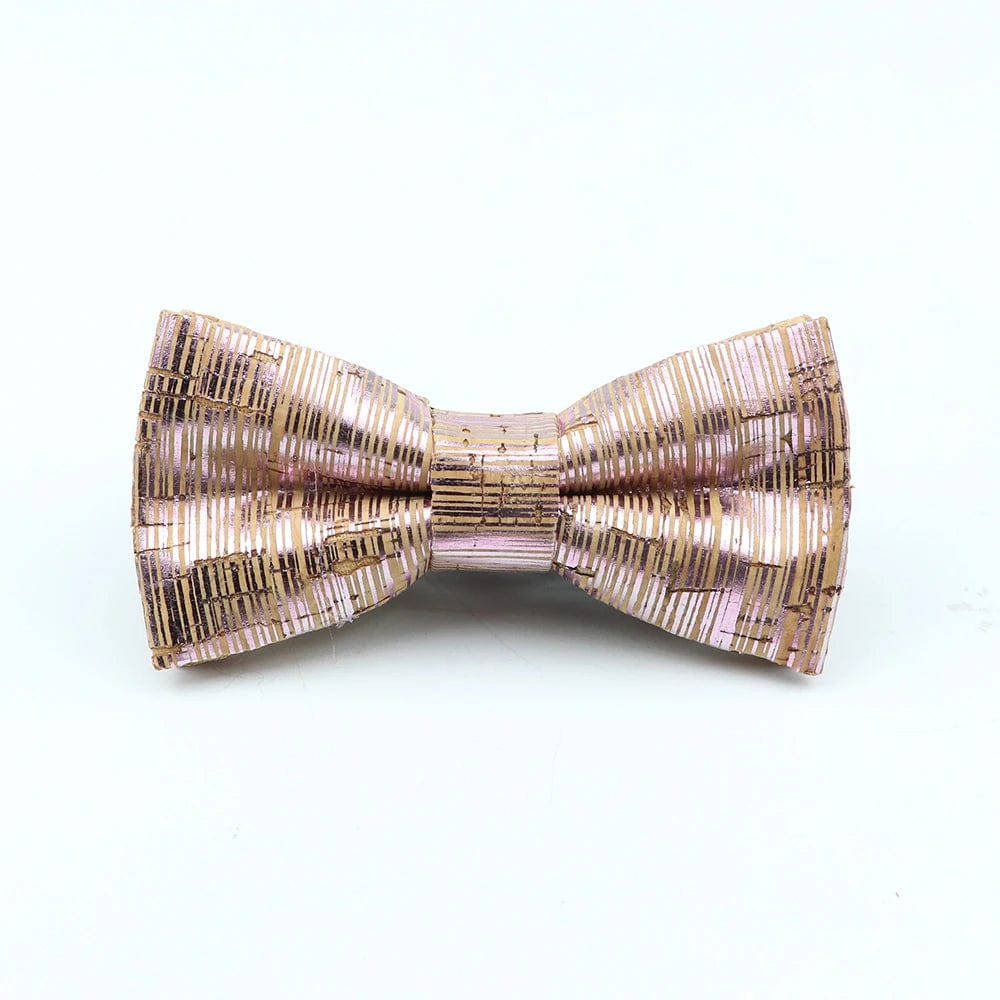 ZONFAZ Floral Cork Wood Bow Ties For Adult Child