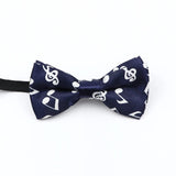 ZONFAZ Music Silk Bow Ties for Men Boy Piano Stave Guitar Pattern Bowtie