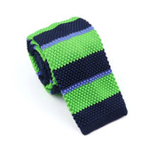 ZONFAZ Men's Knitted Ties Striped Slim Knit Necktie