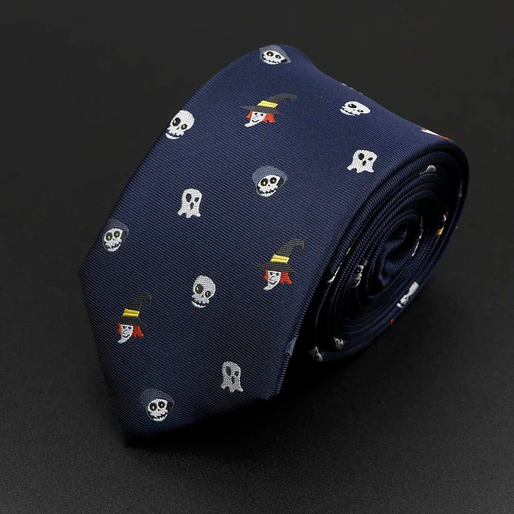 ZONFAZ Trendy Design Men's Microfiber Jacquard Necktie Animal Plant Flower Pattern Ties