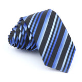 ZONFAZ Fashion Striped Silk Ties 6cm Width