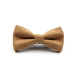 ZONFAZ Floral Cork Wood Bow Ties For Adult Child