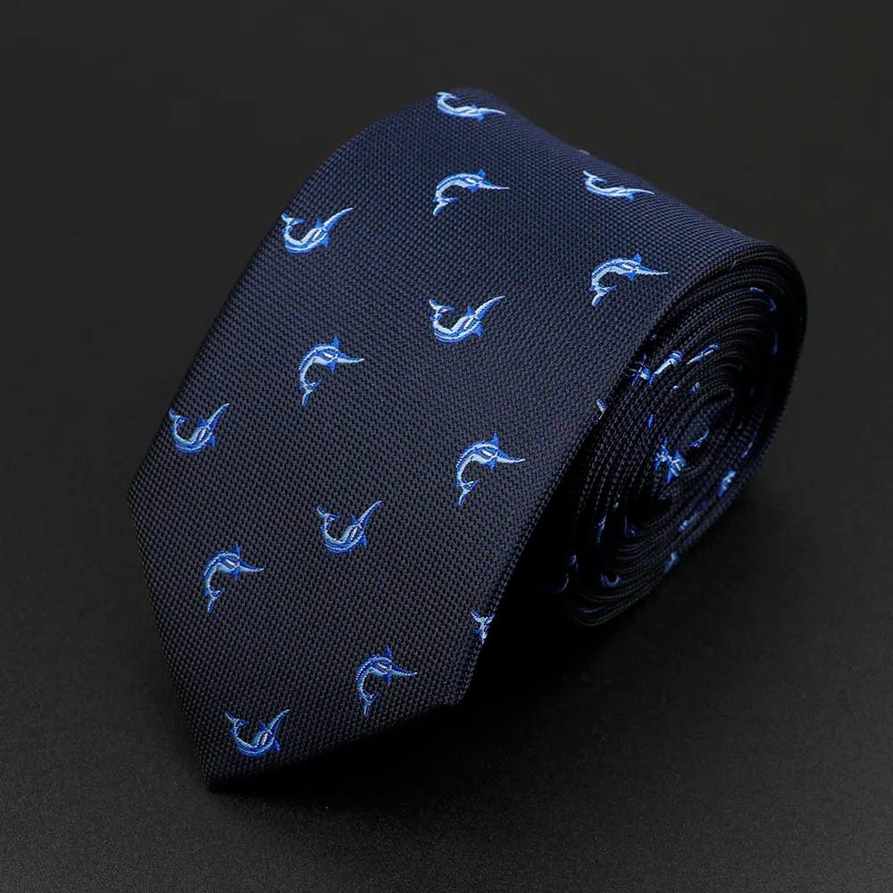 ZONFAZ Trendy Design Men's Microfiber Jacquard Necktie Animal Plant Flower Pattern Ties