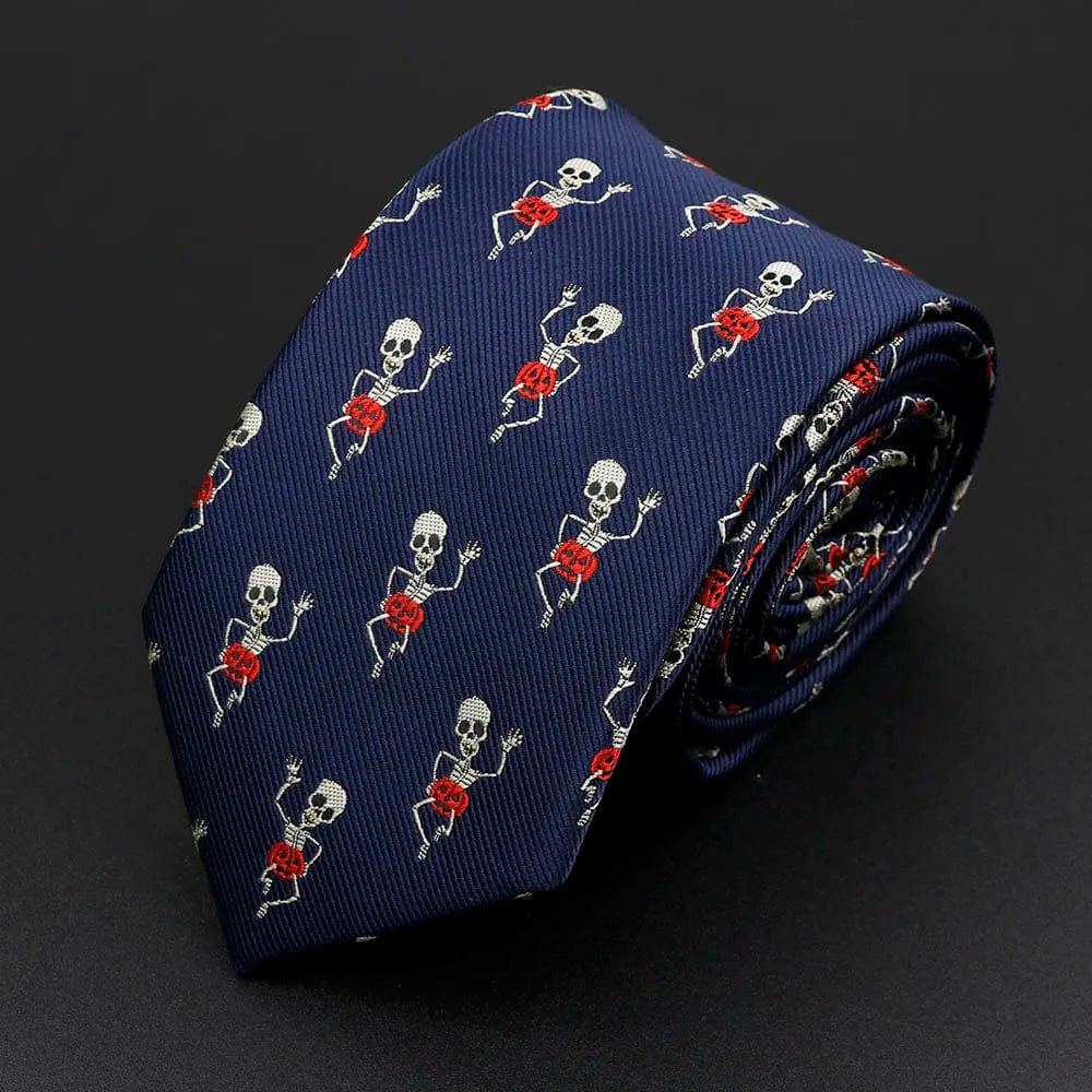 ZONFAZ Trendy Design Men's Microfiber Jacquard Necktie Animal Plant Flower Pattern Ties