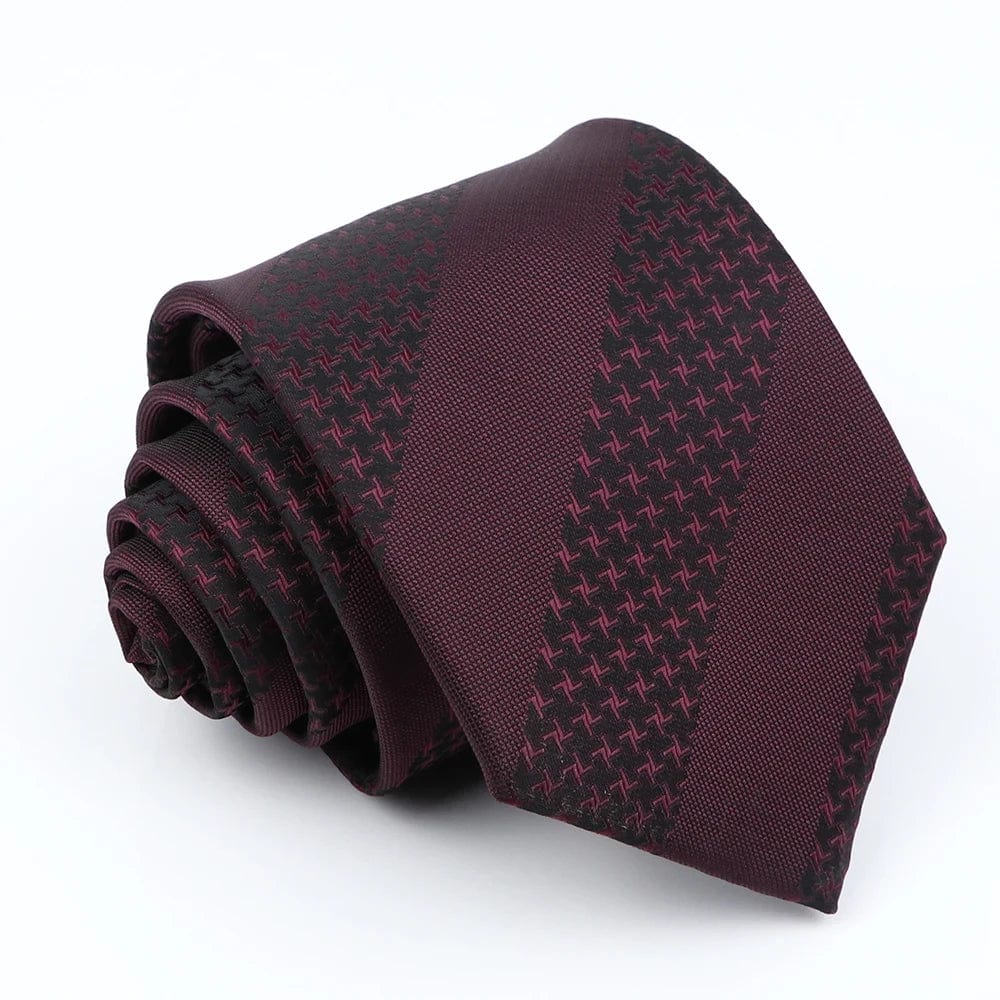 ZONFAZ 52 Styles Men's Fashion Silk Ties Floral Striped Plaid Print Jacquard Necktie