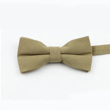 ZONFAZ Solid Candy Color Bowties For Parent-Child Lovely Design Adjustable Bow Ties