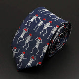 ZONFAZ Trendy Design Men's Microfiber Jacquard Necktie Animal Plant Flower Pattern Ties