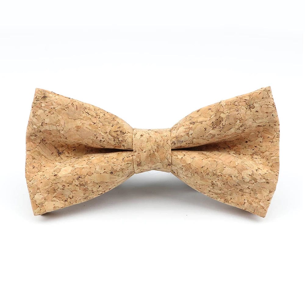 ZONFAZ Floral Cork Wood Bow Ties For Adult Child