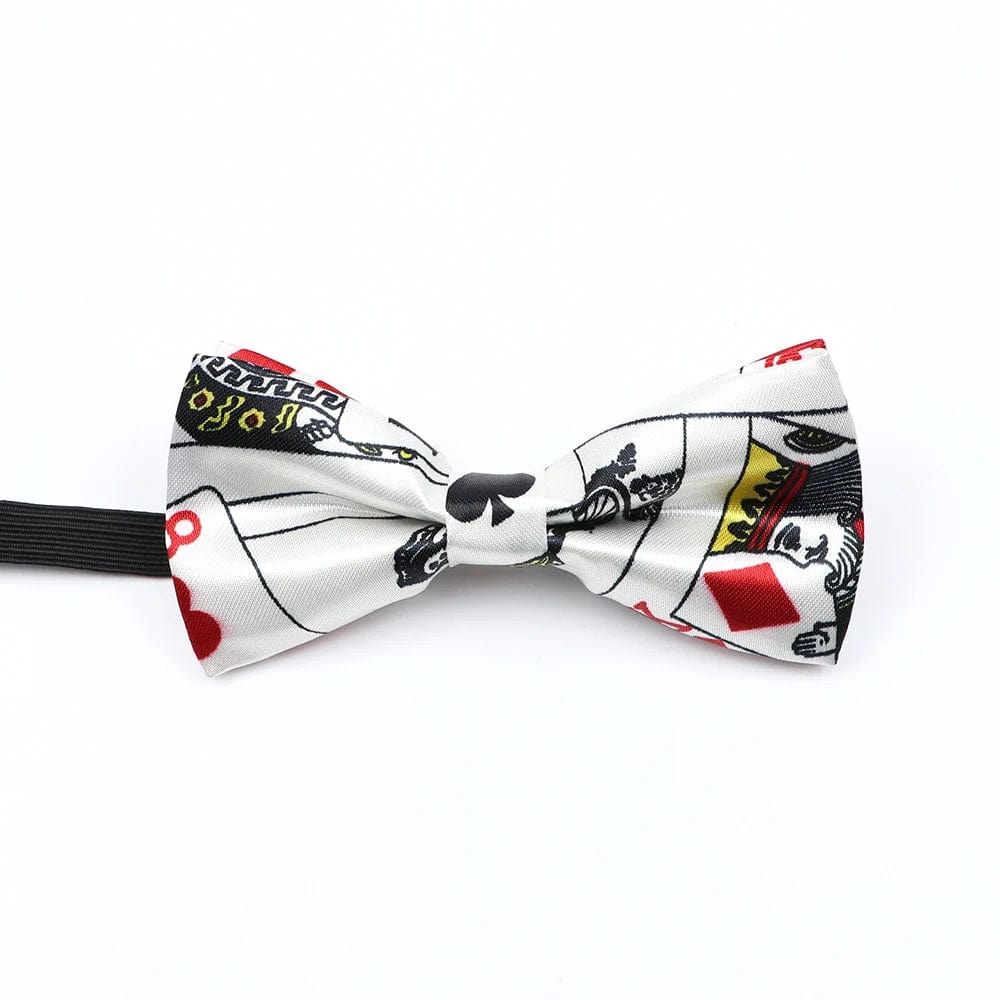 ZONFAZ Music Silk Bow Ties for Men Boy Piano Stave Guitar Pattern Bowtie