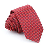 ZONFAZ Fashion Striped Silk Ties 6cm Width