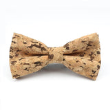 ZONFAZ Floral Cork Wood Bow Ties For Adult Child