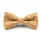 ZONFAZ Floral Cork Wood Bow Ties For Adult Child