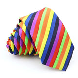 ZONFAZ New Skinny Silk Ties for Men Colorful Printed Dot Striped Neckties 5cm Width